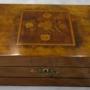 Victorian Figured Walnut Inlaid Writing Slope