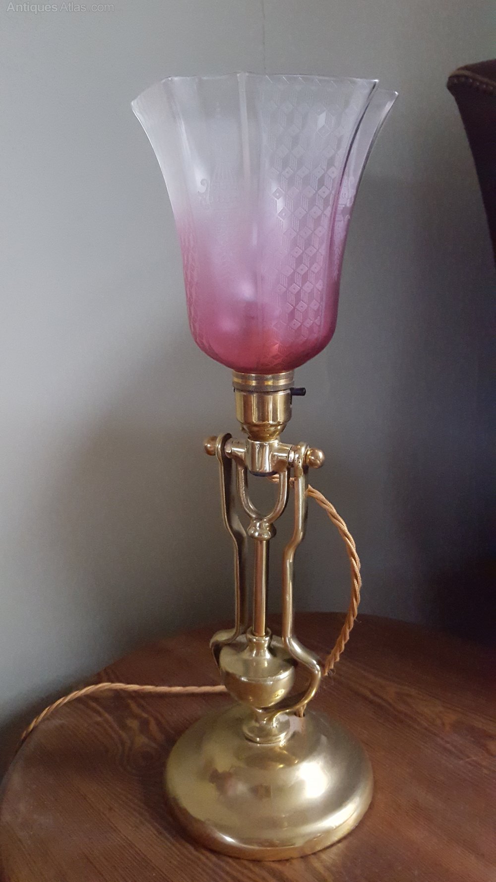 Antiques Atlas Brass Gimble Lamp