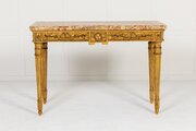 18th Century Italian Giltwood Console Table