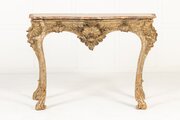 18th Century Italian Silver Gilt Console Table