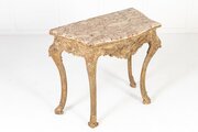 18th Century Italian Silver Gilt Console Table