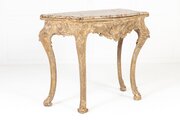 18th Century Italian Silver Gilt Console Table