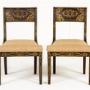  19th Century English Regency Gilt Decorate Chairs