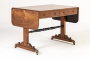 19th Century English Regency Rosewood Sofa Table