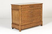 19th Century French Maple Faux Bamboo Commode