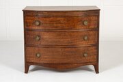 19th Century Mahogany English Chest Of Drawers