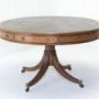 Grande 19th Century English Regency Drum Table