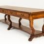 Large 19th Century Italian Walnut Drapers Table