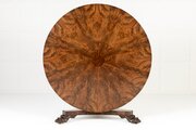Large 19th C English Regency Mahogany Centre Table