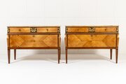 Pair Of 18th Century Italian Yew Commodes