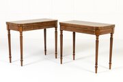 Pair Of 19th Century English Regency Rosewood Card Tables