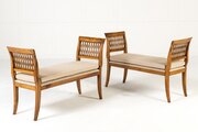 Pair Of 19th Century French Walnut Window Seats