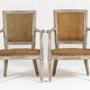 Pair of 19th Century Italian Painted Armchairs