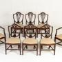 Set of Eight 19th Century Mahogany Dining Chairs
