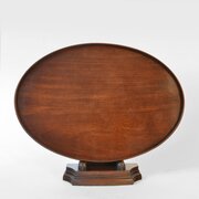 18th century Georgian mahogany oval tray