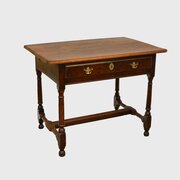 18th Century Yew, Elm And Oak Side Table