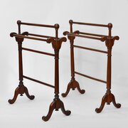 A Near Pair Of Victorian Towel Rails