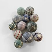 Collection Of 12 Scottish Carpet Bowls