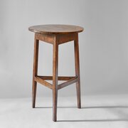 Georgian Vernacular Painted Pine Cricket Table
