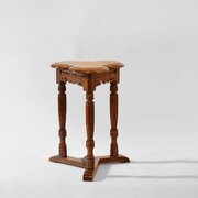 Gothic Oak Trefoil Table