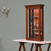 Mahogany Hanging Shop Display Cabinet