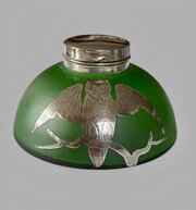 Art Nouveau Owl Inkwell