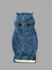 Bourjois Blue Bakelite Owl Case Scent Bottle