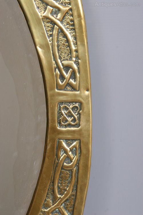 Antiques Atlas Glasgow School Celtic Wall Mirror