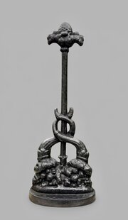 Mid Victorian Cast Iron Cornucopia Door Stop
