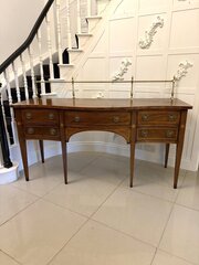 Antique Edwardian Figured Mahogany Sideboard