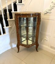 Antique Exceptional Kingwood Display Cabinet