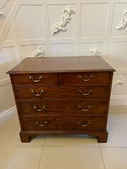 Antique George III Mahogany Chest Of Drawers