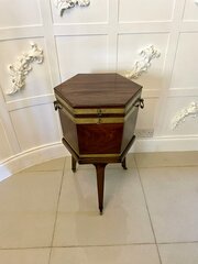 Antique George III Mahogany Wine Cooler / Lamp Table