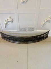 Antique George III Steel Fire Fender 