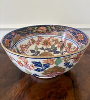 Antique Japanese Imari Porcelain Decorative Bowl