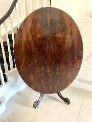 Antique Oval Rosewood Centre / Dining Table