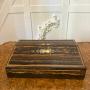 Antique Quality Inlaid Coromandel Wood Writing Box