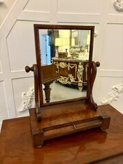 Antique Quality Mahogany Swing Dressing Mirror