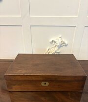  Antique Quality Mahogany Writing Slope Box 