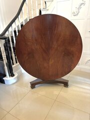 Antique Regency Circular Mahogany Centre Table