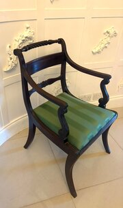 Antique Regency Mahogany Desk Chair
