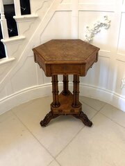 Antique Regency Quality Pollard Oak Lamp Table 