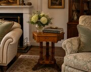 Antique Regency Quality Pollard Oak Lamp Table 