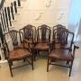 Antique Set of 8 Victorian Mahogany Dining Chairs