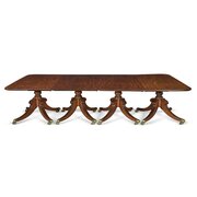 Exceptional ??Antique Four Pedestal Dining Table