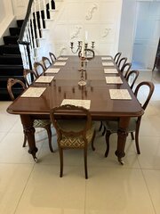 Large Antique Quality Extending Dining Table
