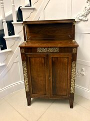 Magnificent Quality Antique Mahogany Side Cabinet