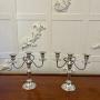 Pair of Antique Quality Silver Plated Candelabras
