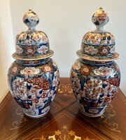 Pair Of Quality Antique Japanese Imari Vases