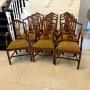 Quality Set of 12 Antique Mahogany Dining Chairs
